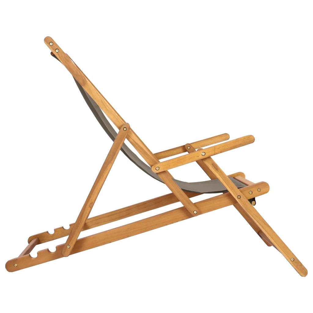 Sedia da spiaggia Tortora Legno di teak solido