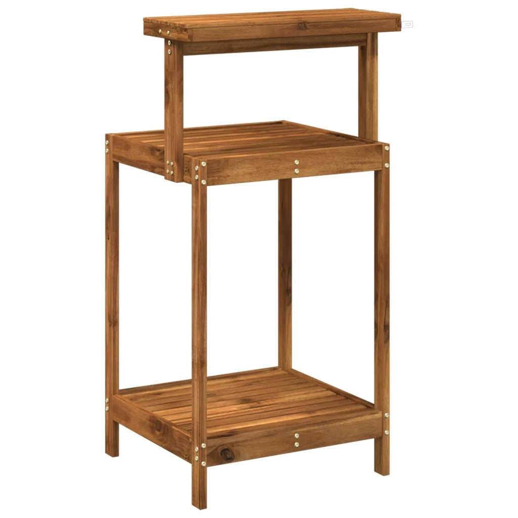 Banco da Giardinaggio Esterno 56,5 x 48,5 x 107 cm Naturale 903082
