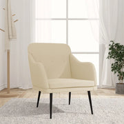 Poltrona Crema 63x76x80 cm in Tessuto cod mxl 14278