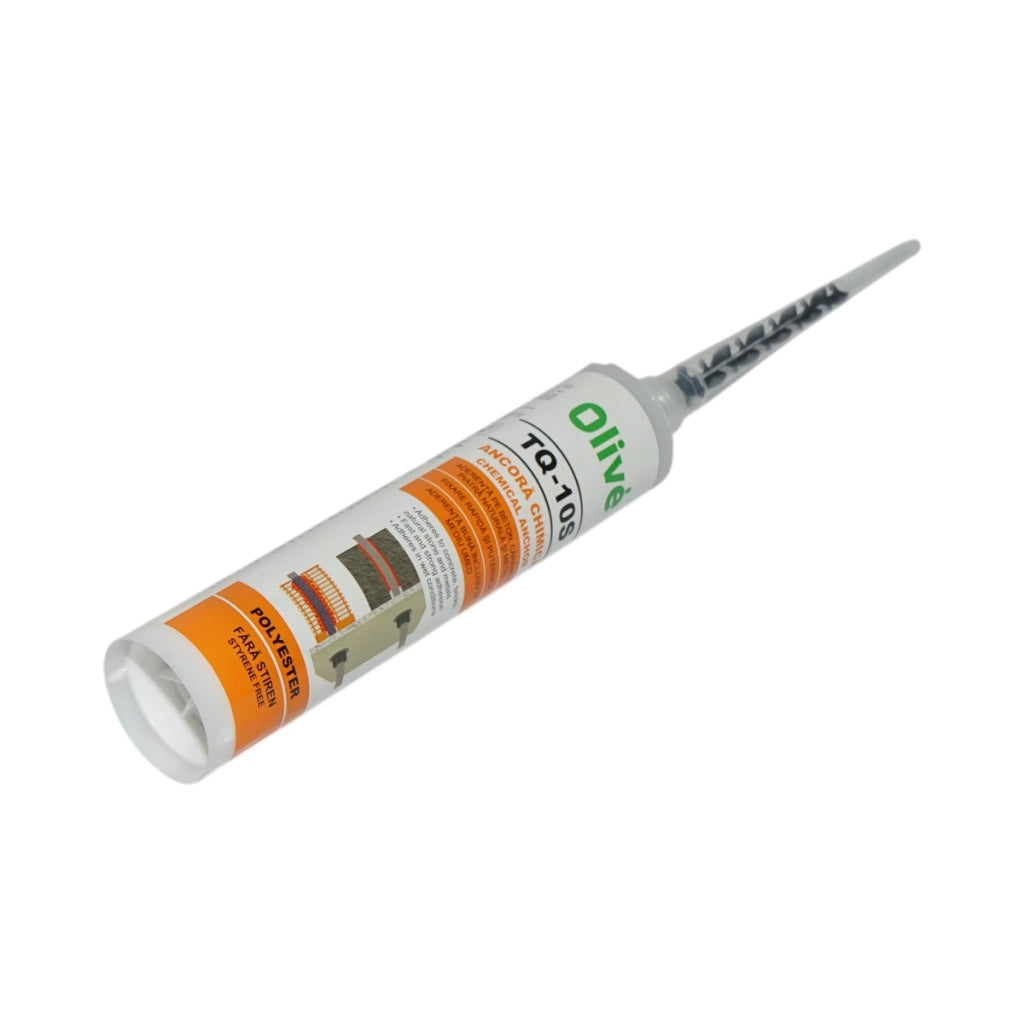 Ancora chimica senza stirene bicomponente a base di resina poliestere grigia 300 ml – OLIVE TQ-10S Penosil