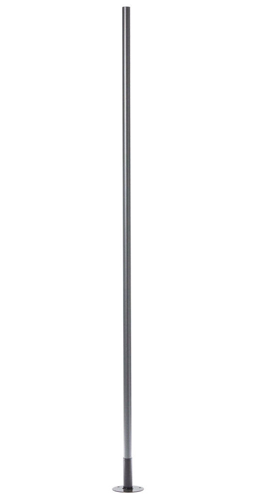 Set 4 Pezzi Palo per Tralicci Verdemax Ø3x180 cm in Alluminio Antiruggine Antracite