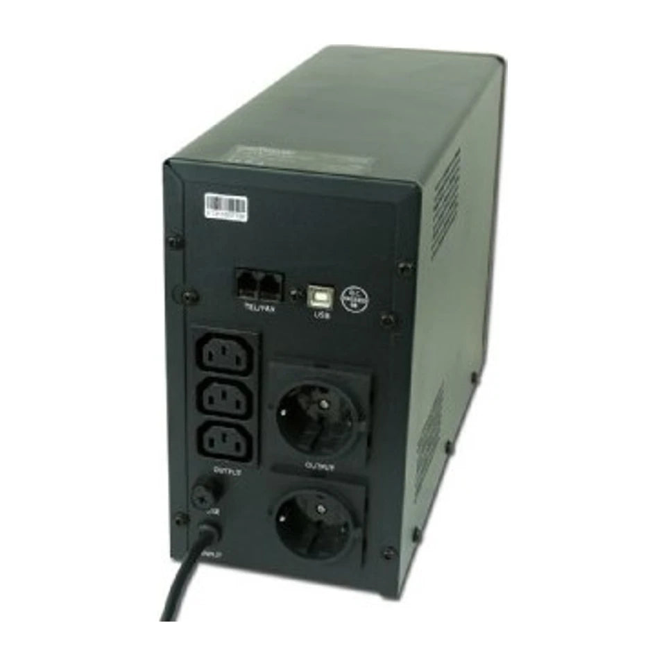 Gembird EG-UPS-033 alimentatore di emergenza (UPS) Line-Interactive 1200 VA 720 W 3 prese AC