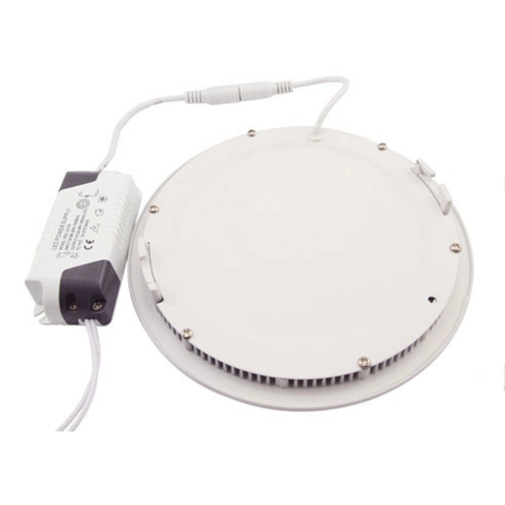 Trade Shop - Faretto Led 18w Ultra Slim Quadrato Incasso A Molla Con Led Driver 22.5cm -