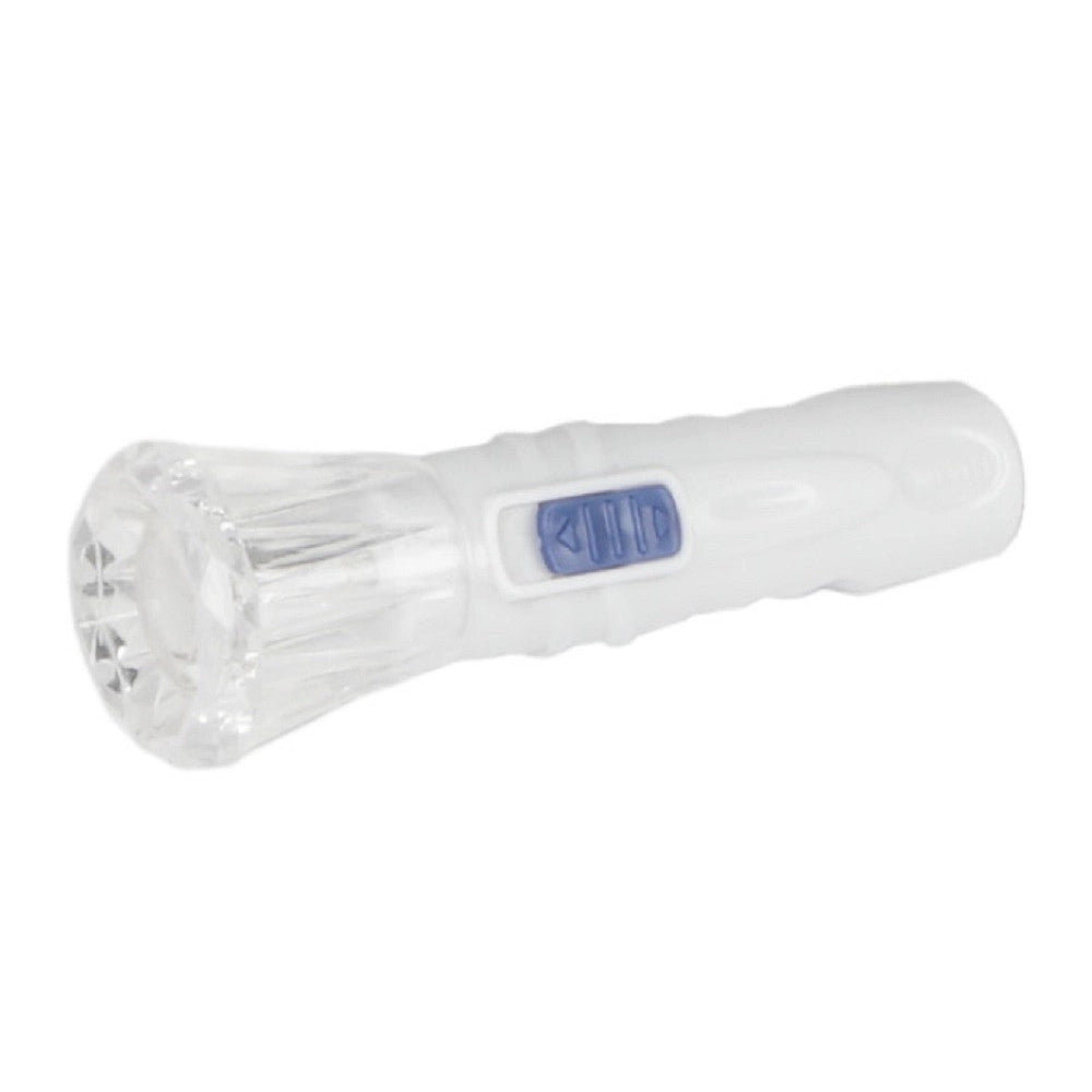 Trade Shop - Set 4 Pezzi Mini Torcia Led Portachiavi Tascabile Resistente Portatile Dt-2139 -