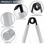 Dispositivo di allenamento manuale, attrezzo per braccio inferiore, allenamento con elastico, braccio inferiore, allenatori per dita, 4pz