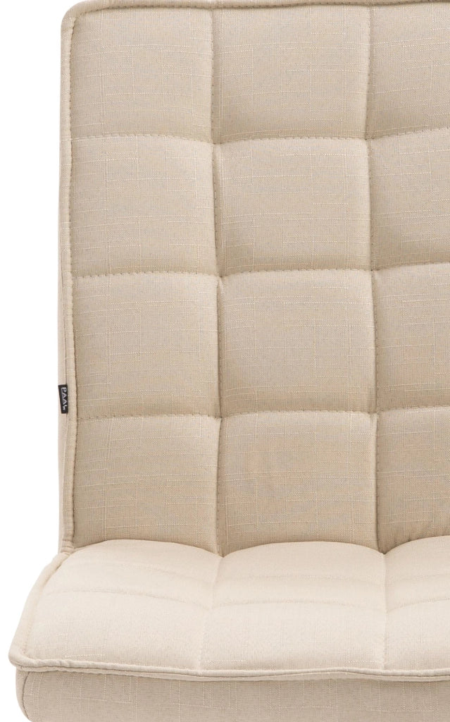 Sedia da ufficio PEKING V2 in tessuto crema