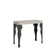 Consolle allungabile 90x40/300 cm Paxon Premium cashmere gambe antracite