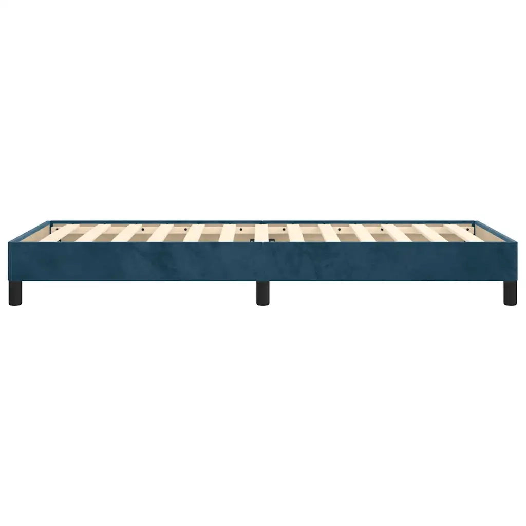 Giroletto senza Materasso Blu Scuro 100x200 cm in Velluto 346962