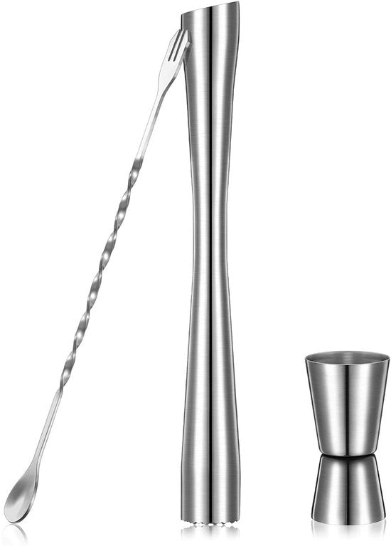 Set di cocktailmixer in acciaio inossidabile - accessori per bar