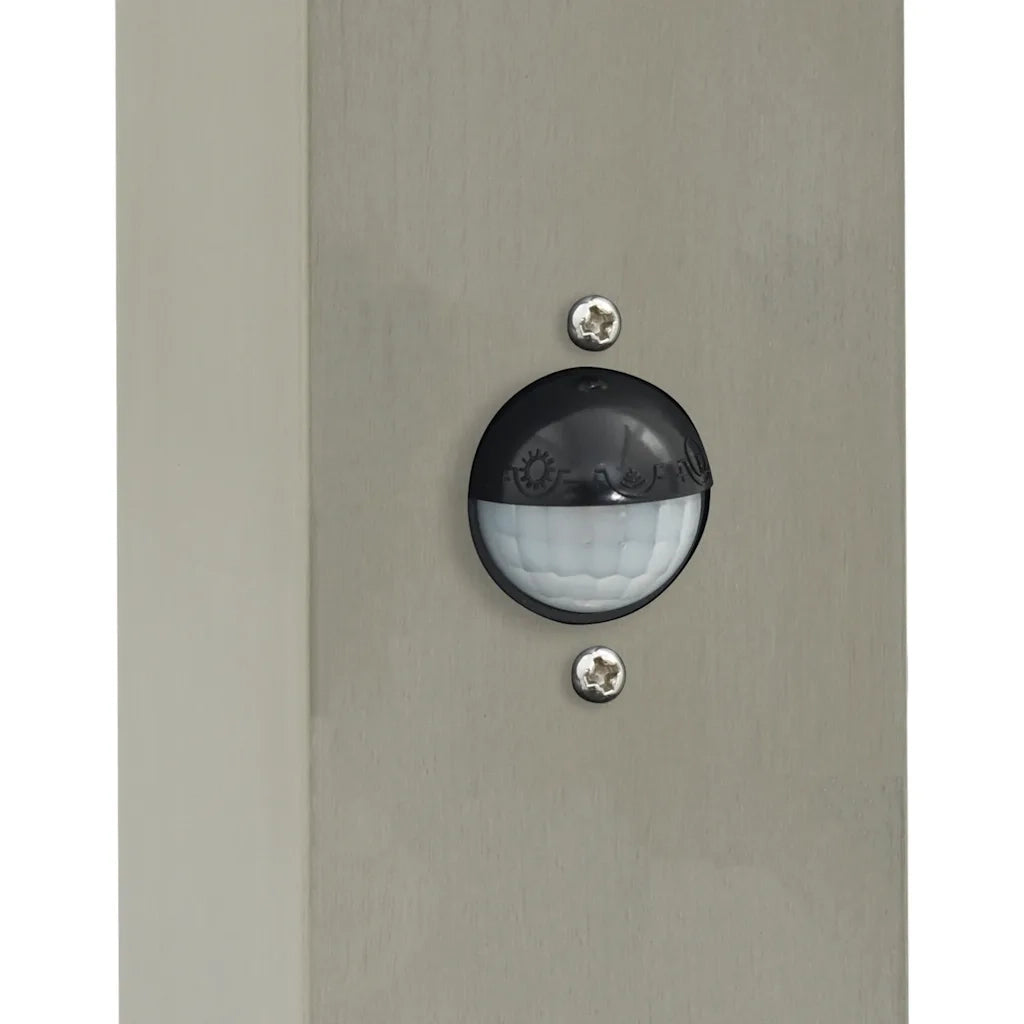 Lampioni a paletto con sensore 3 pz 50 cm Acciaio Inox IP44 4006054