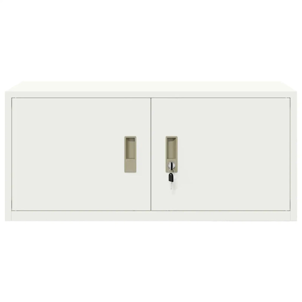 Armadio Bianco 90 x 40 x 40 cm Acciaio
