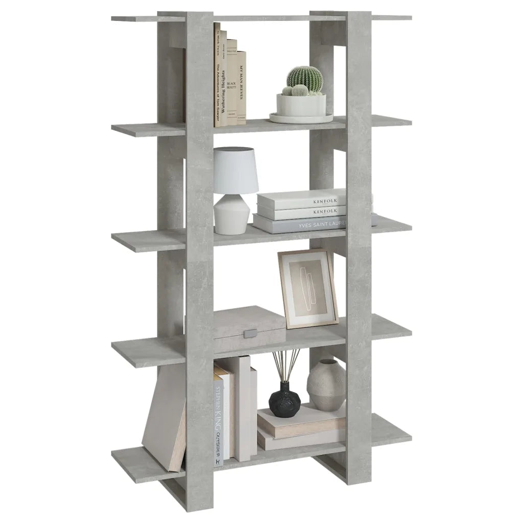 Libreria/Divisorio Grigio Cemento 100x30x160 cm 811533