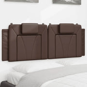 Cuscino Testiera Viana Marrone 120 cm in Similpelle 374783