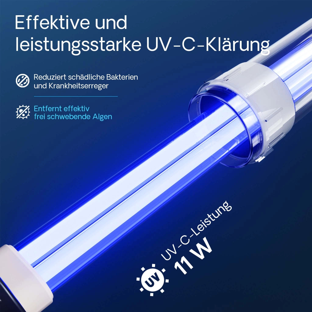 Filtro a pressione per laghetto CPF-10000 con UVC da 11 W 10.000 l/h
