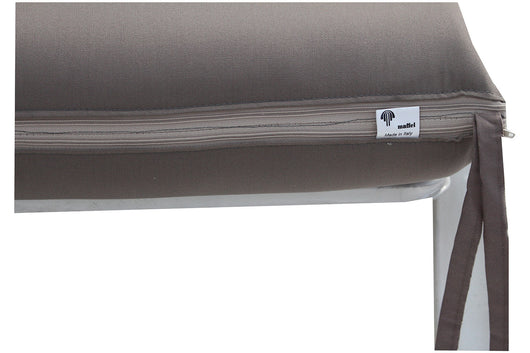 Cuscino per Lettino Prendisole da Giardino 190x57x5 cm in Dralon Allegro Taupe