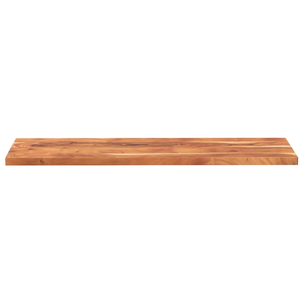 Piano Tavolo 140x50x3,8 cm Rettangolare Legno Massello Acacia