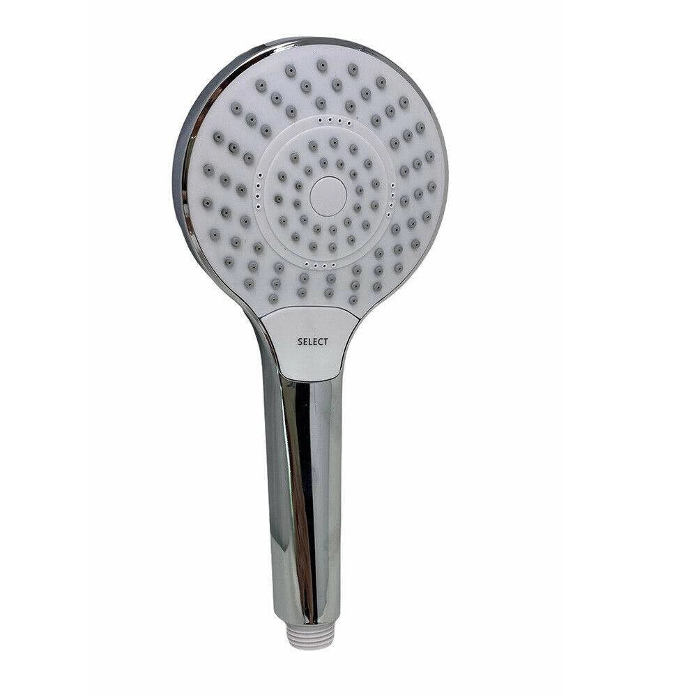 Trade Shop - Soffione Multigetto Doccia Vasca Bagno Doccetta A Mano In Abs Attacco 1/2" 69329 -