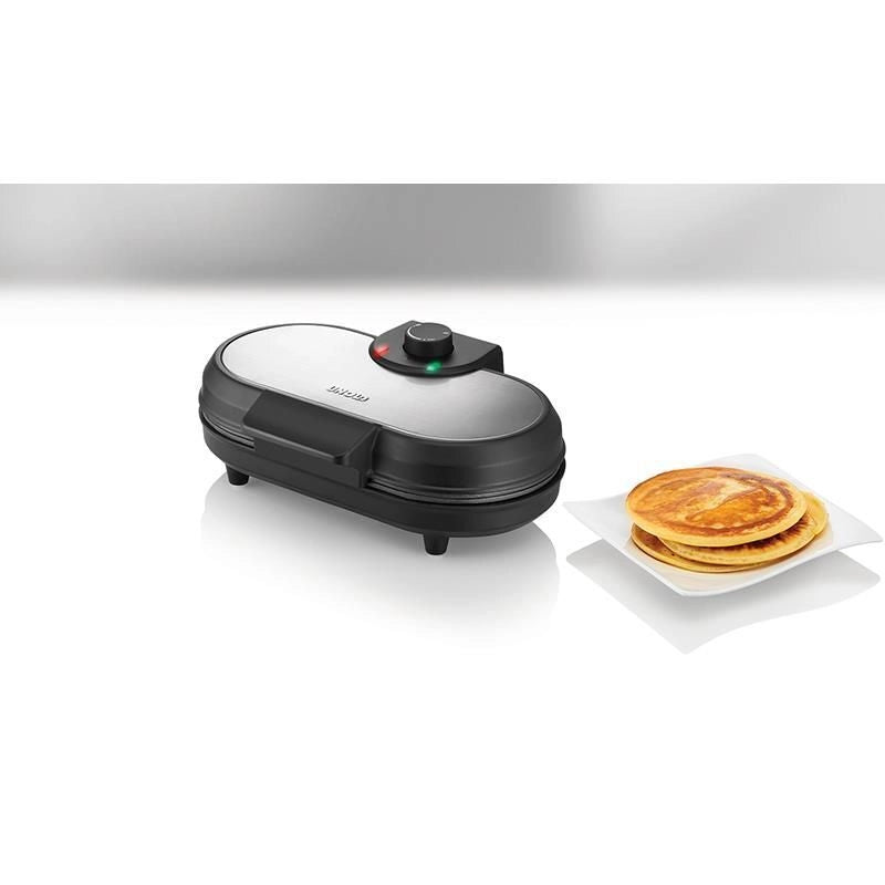 Unold 48165 crepiera 2 crepe 1000 W Nero, Acciaio inox