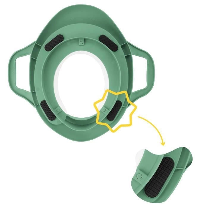 Badabulle Comfort riduttore WC con maniglie, antiscivolo e universale