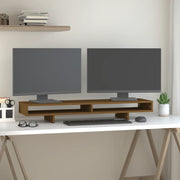 Supporto per Monitor Miele 100x27x14 cm Legno Massello di Pino cod mxl 61211