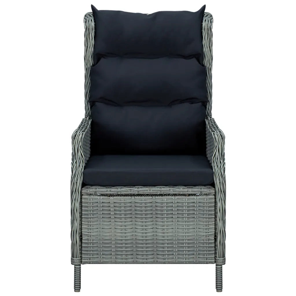 Set Mobili da Pranzo per Giardino 7 pz Grigio Chiaro cod mxl 41202