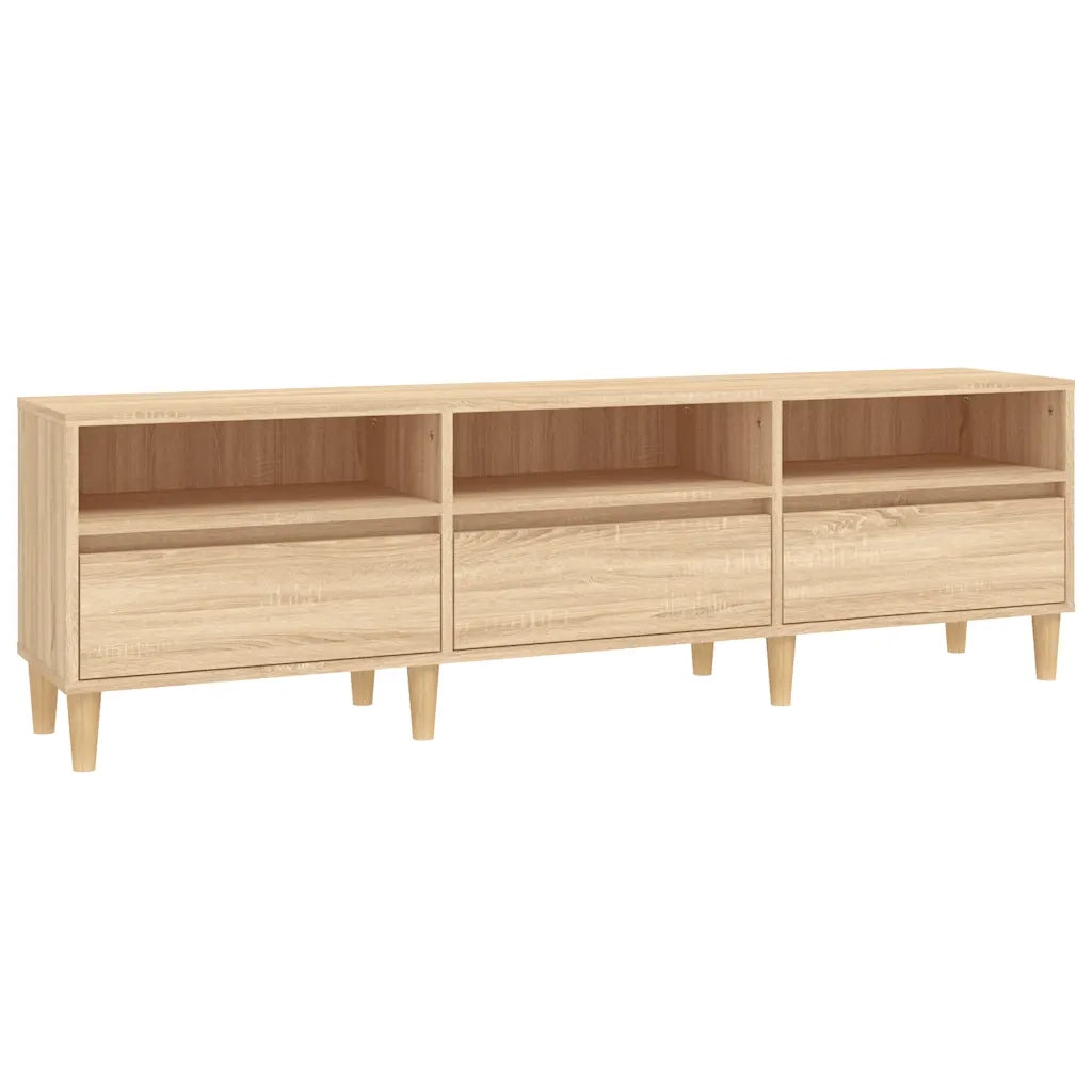 Mobile Porta TV Rovere Sonoma 150x30x44,5 cm Legno Multistrato 831912