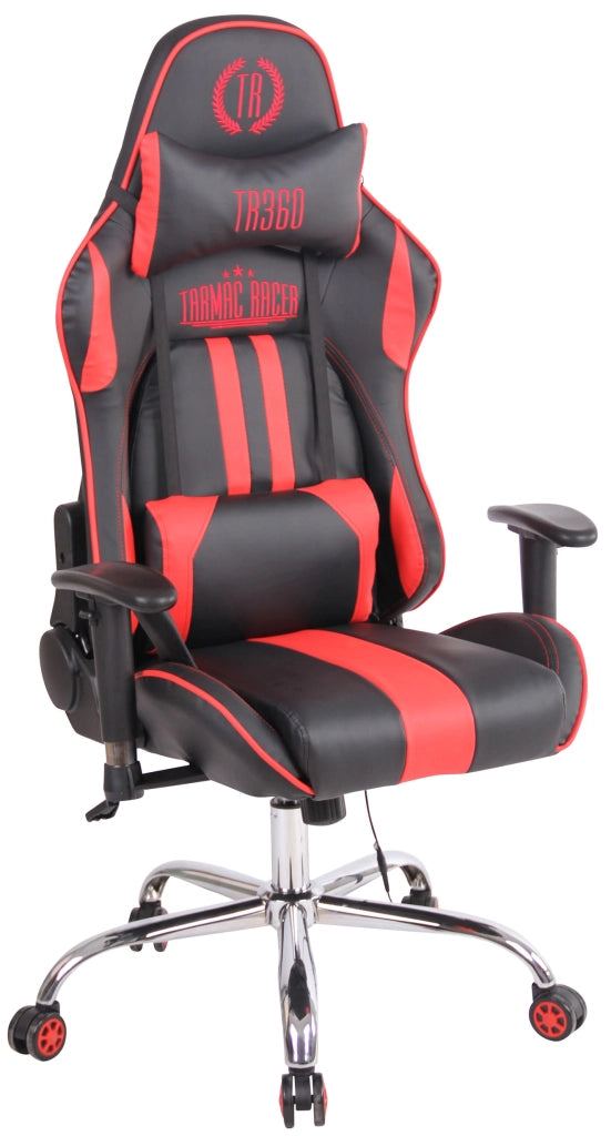 Sedia Ufficio Massaggiante Limit XM In Similpelle nero/rosso
