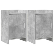 Comodini 2 pcs Grigio Cemento 40 x 30 x 60 cm 8011018