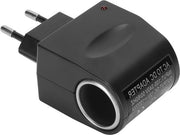Convertitore DC 12V 2A - Accendino per Sigarette in Auto - Adattatore di Alimentazione 24W - Elettronica Auto Piccola - Presa E.U.