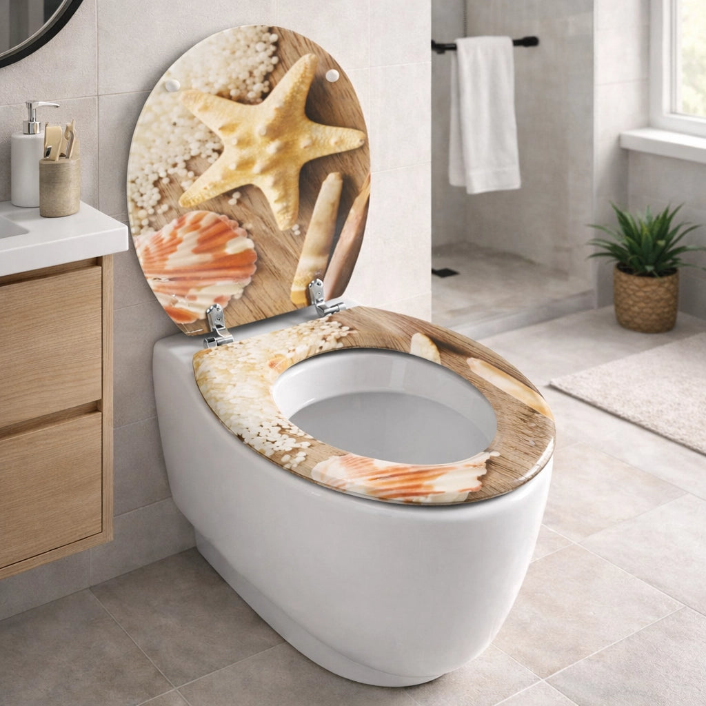 SEDILE COPRIWATER UNIVERSALE PER BAGNO COPRI WC WATER IN LEGNO Mod. 52980