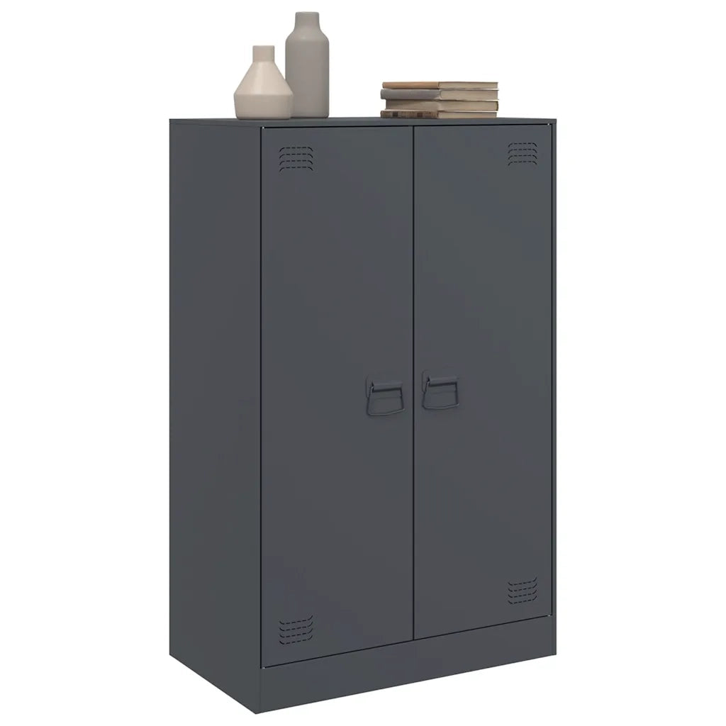 Credenza-Buffet-Armadio da cucina Antracite 67x39x107 cm in Acciaio 912364