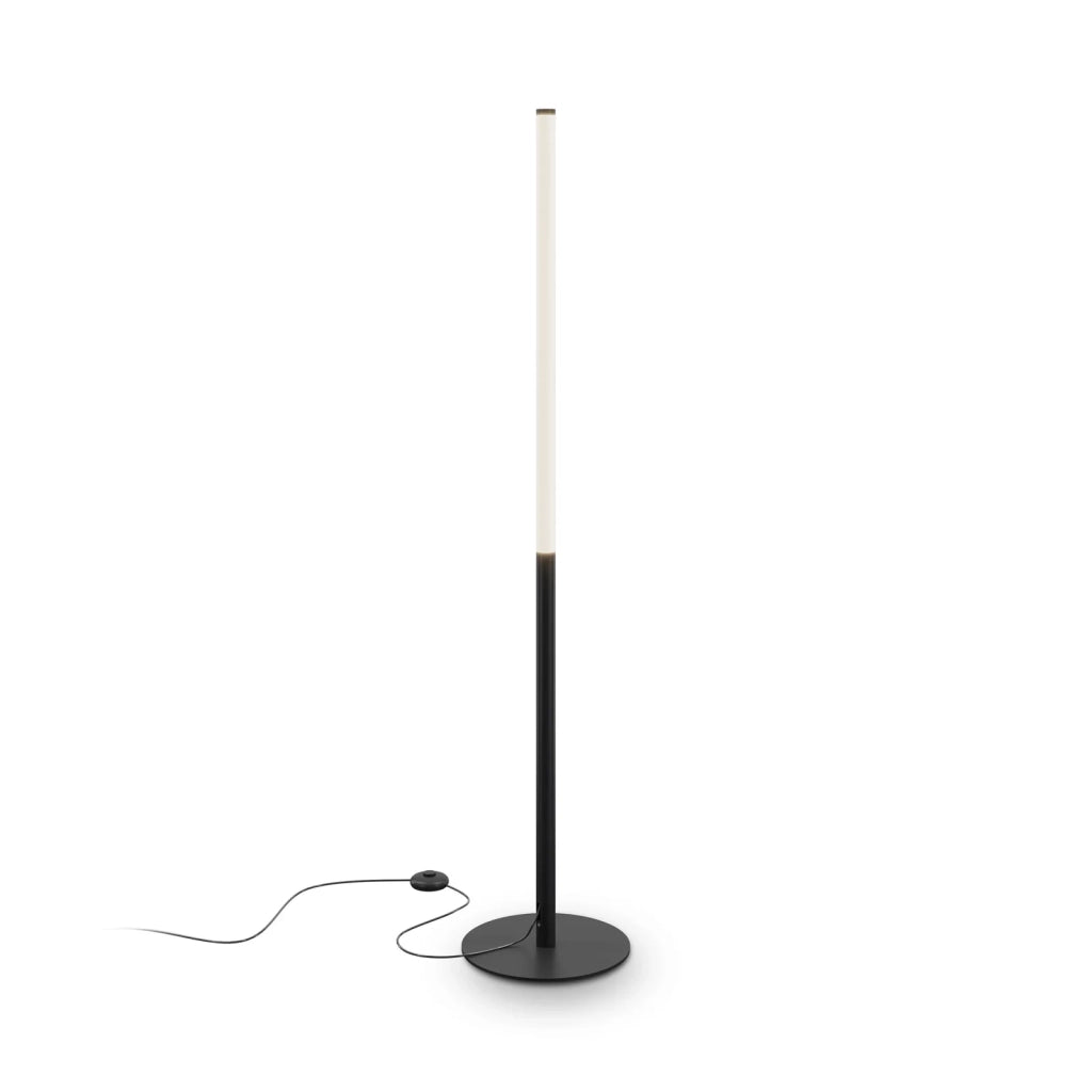 Maytoni Lampada da terra moderna Ray 1 luce LED integrato nero metallo
