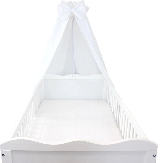 Hemeltje per letto con Striscia Bianca 160x240 cm - Arredamento per la Camera da Bambino