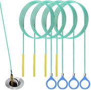 Set di 4 pulitori a spirale in nylon rivestito a 90 cm - pulitore di tubi - robusto - efficace contro le ostruzioni