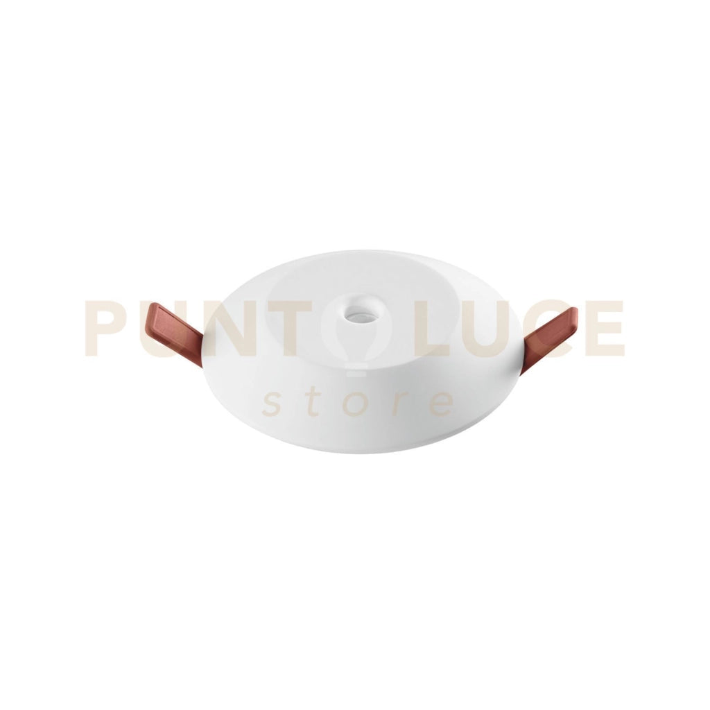 INCASSO LED HALL IN GESSO BIANCO TONDO 6W 530LM 4000K D.120MM IN GESSO VERNICIABILE
