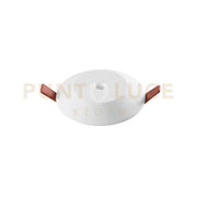 INCASSO LED HALL IN GESSO BIANCO TONDO 6W 530LM 4000K D.120MM IN GESSO VERNICIABILE