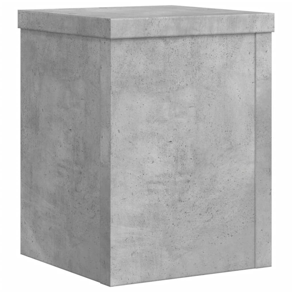 Portavasi mobili per fiori set da 2 legno ingegnerizzato grigio 02_0045332