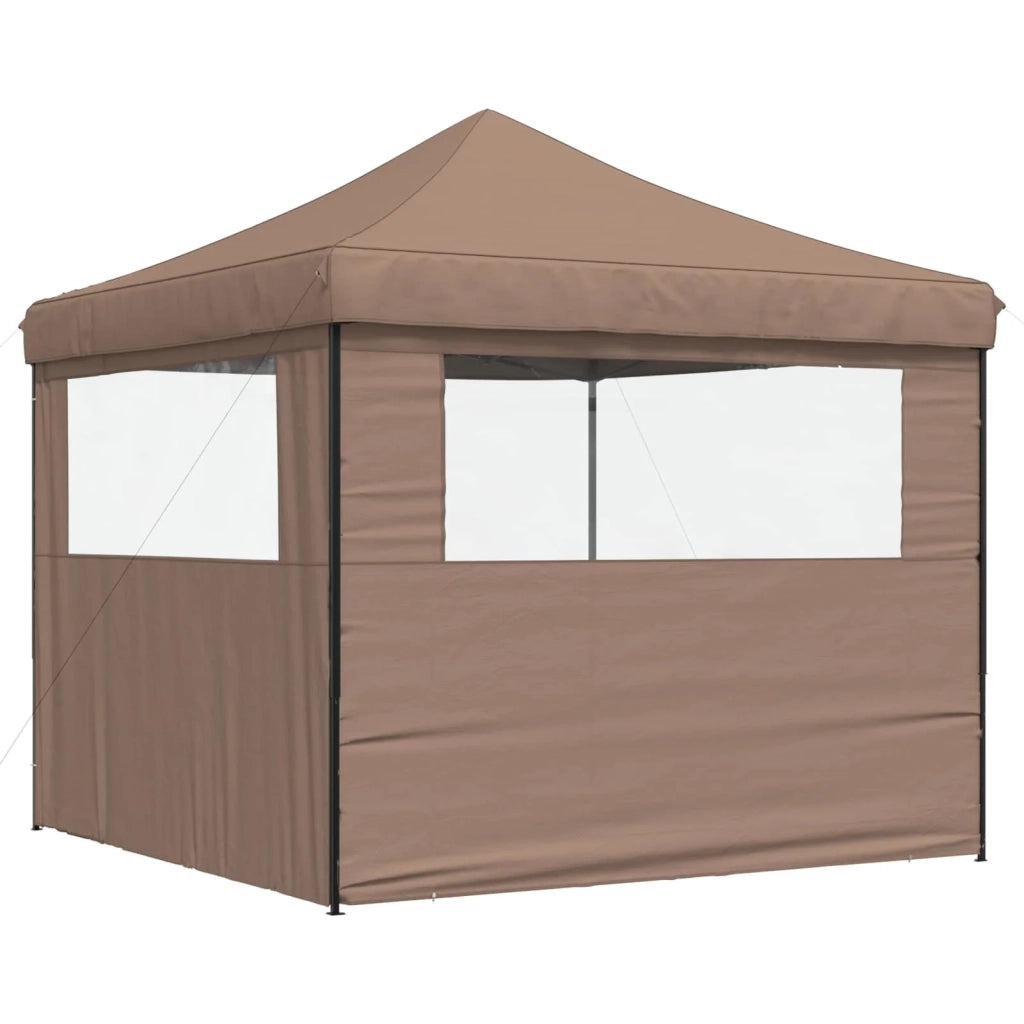 Tenda Party Marrone 292 x 292 x 315 cm Tessuto Oxford