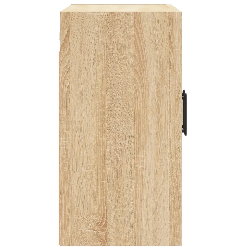 Mobiletto a muro moderno in rovere Sonoma 60 x 31 x 60 cm pratico spazio contenitivo design pulito in legno composito beige 02_0048810