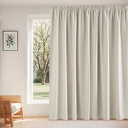 Tende Verdusteranti 300B x 245H cm - Tende Pronte all'uso - Tende Termiche - Soggiorno/Camera da letto - Beige chiaro - Lavabile a mano - Decorazione per finestre