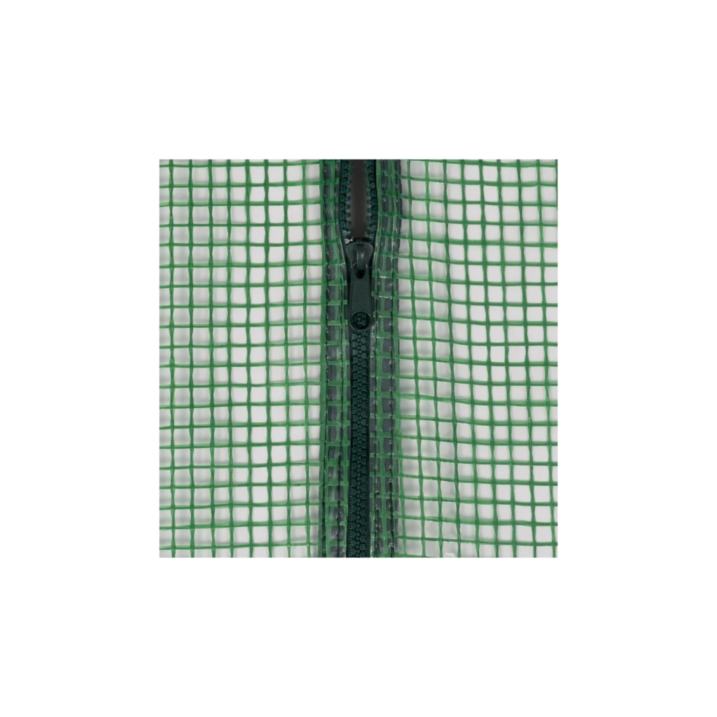 IDMarket - Serra tunnel di giardinario 6m²  verde 4 stagioni ZEBRA 2x3M