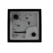 Voltmetro analogico 90gradi FE.72 500VAC + commutatore di fase Re.val.co