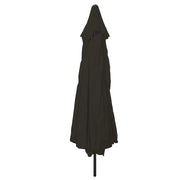 Ombrello | Parasol da giardino Nero 394 x 394 x 248 cm