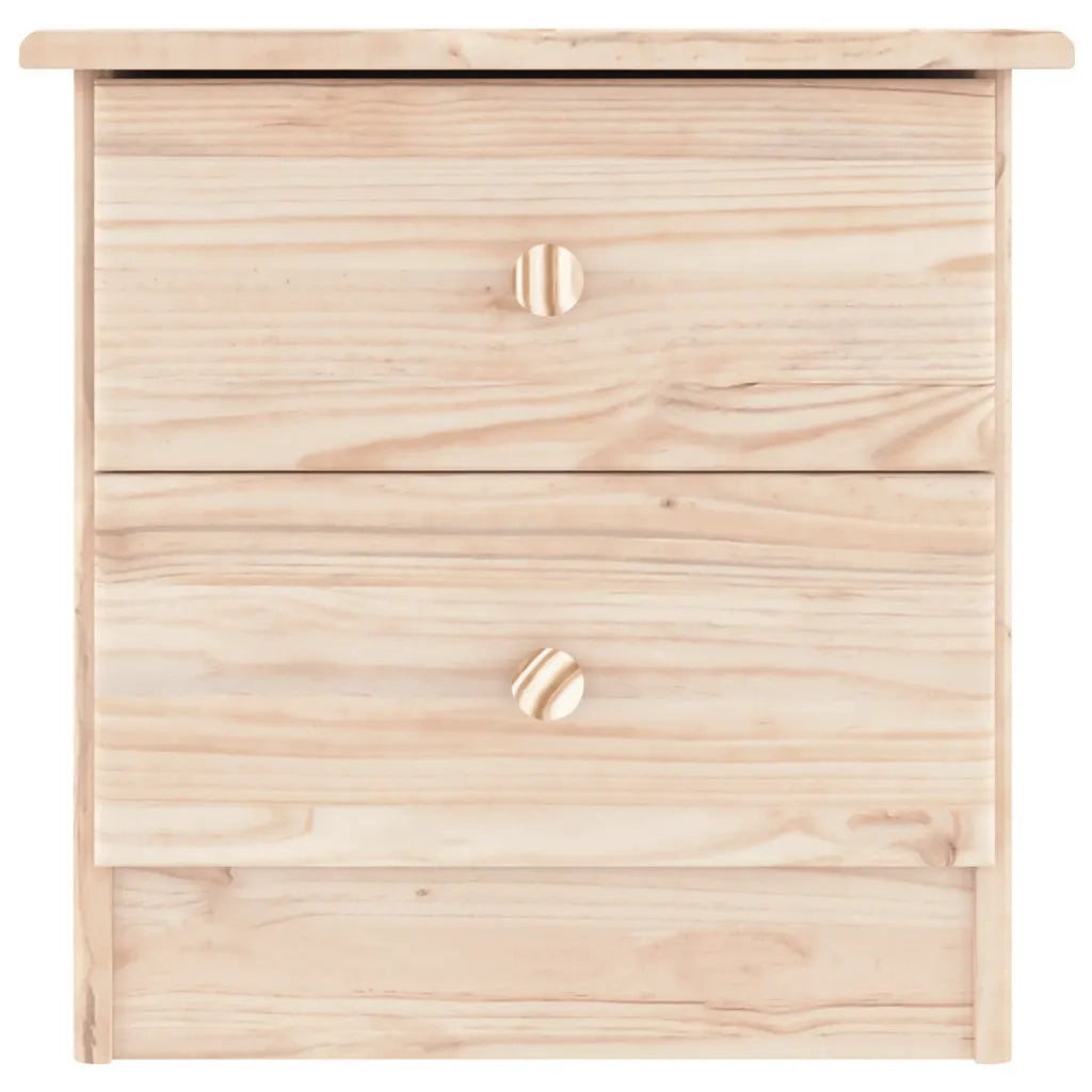 Comodino ALTA 41x35x41 cm in Legno Massello di Pino 353915