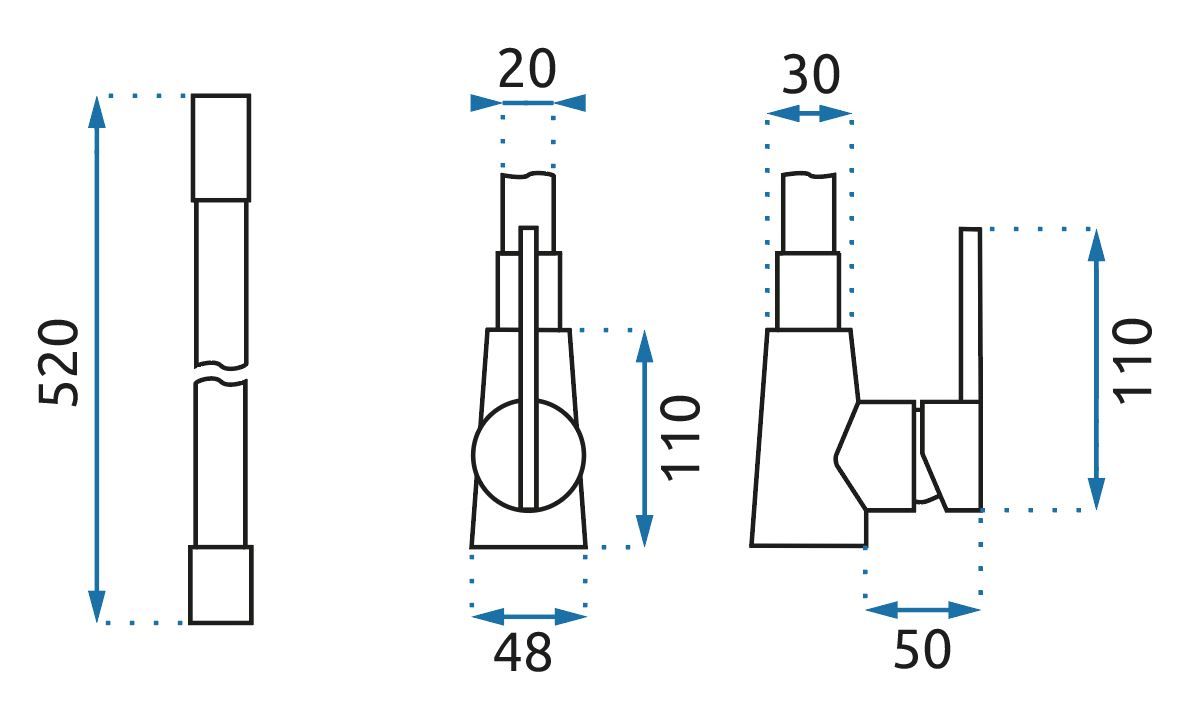 Rubinetto Da Cucina Rea Icon Black/gold