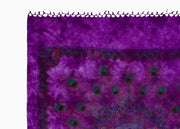 Telo Mare Spiaggia Grande Antisabbia Parasole Modello Batik Piuma - Piuma - Viola