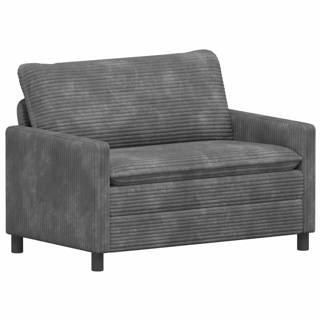 Divano Grigio Chiaro 126 x 81 x 87,5 cm Poliestere