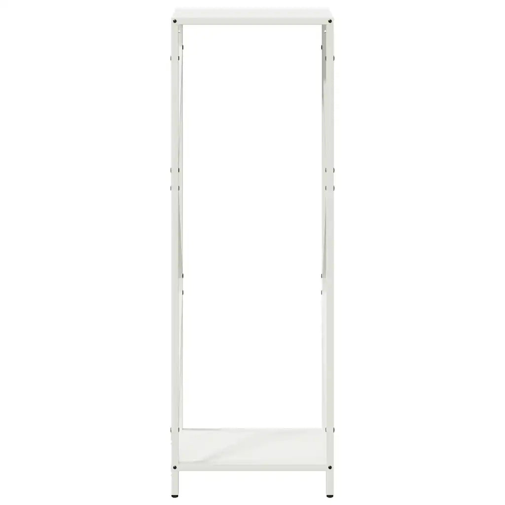 Rastrelliera per Legna da Ardere Bianca 34x25x100 cm CFW7999131