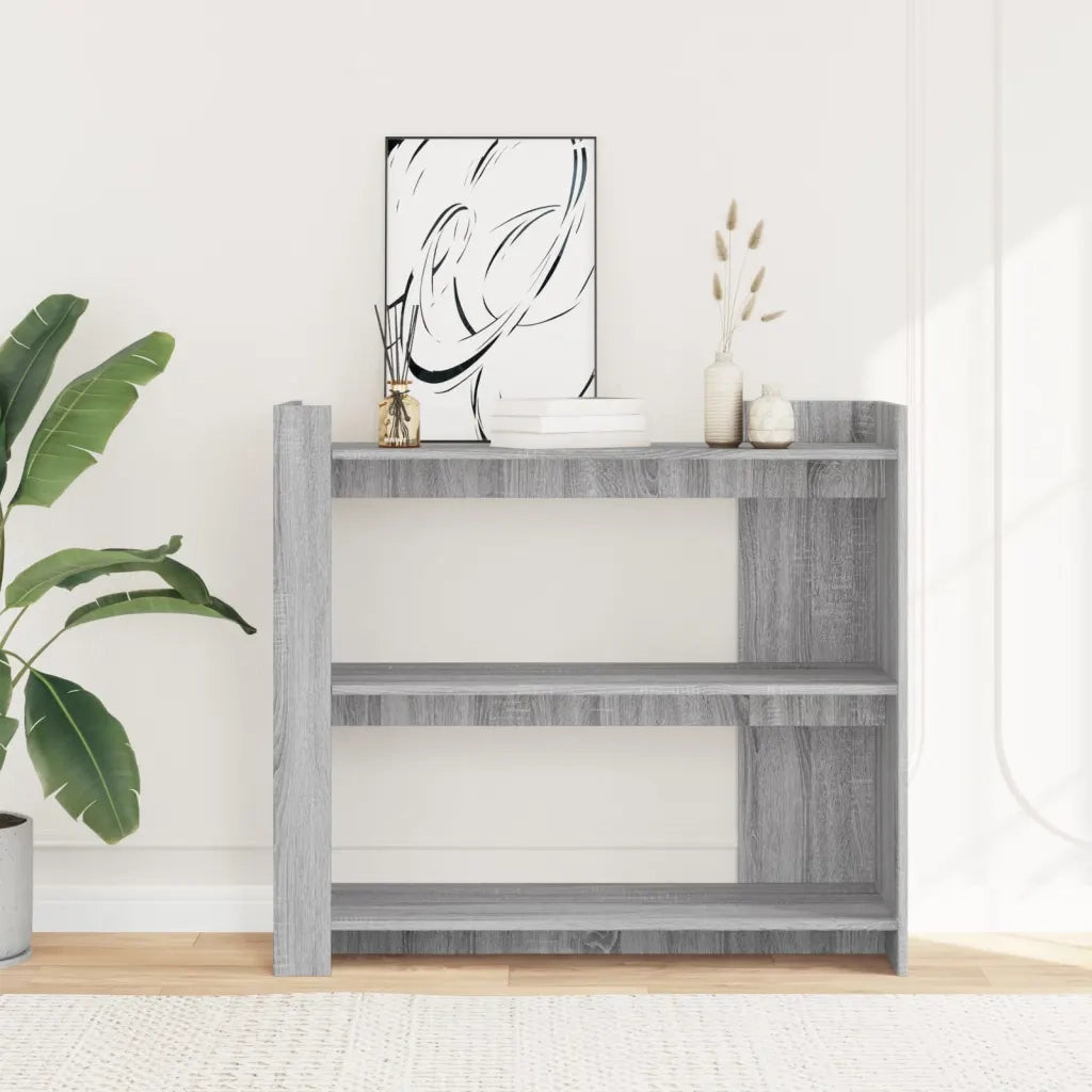 Tavolo Consolle | Tavolo d'Ingresso Grigio Sonoma 100x35x90 cm in Legno Multistrato