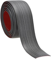 Strip di transizione autoadesiva per pavimenti 40 mm x 2 metri, lamina di vinile piatto per collegare spazi tra pavimenti, porte, coperture di tappeti, piastrelle di pavimento, nerf grigio scuro
